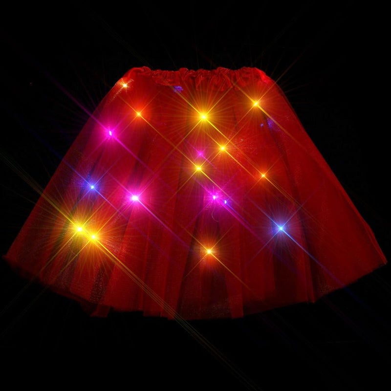 TWINKLEDE Light Up Tutu Skirt Led Tulle Tutus Glow Running Dance Costume Skirts for Women - Image 5